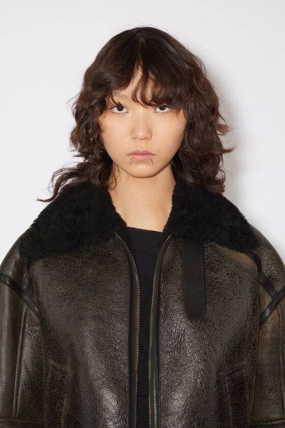 Acne Studios Lammfelljacke Großer Ausverkauf