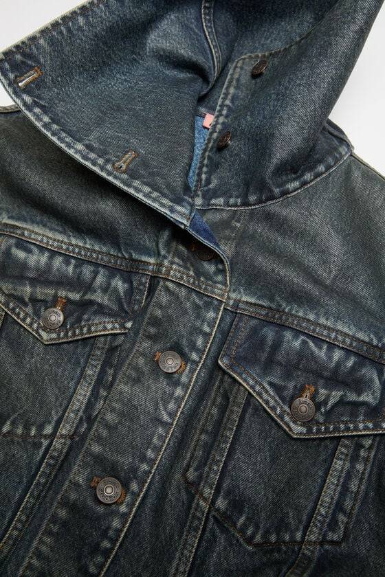 Acne Studios Beschichtete Jeansjacke Laufsteg-Show Black Friday