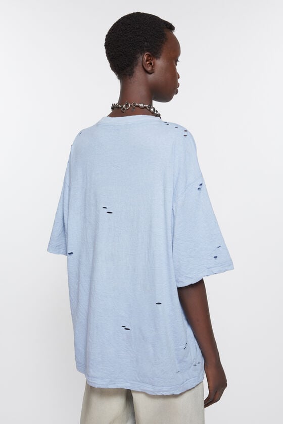 Acne Studios Logo-T-Shirt – lockere Passform Osterangebot