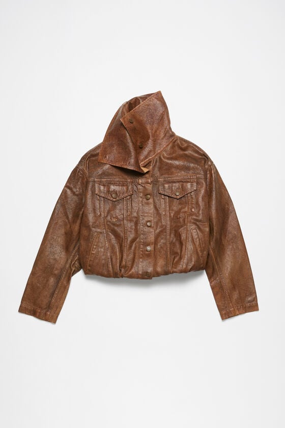 Acne Studios Coated denim jacket Laufsteg-Show Vatertagsangebot