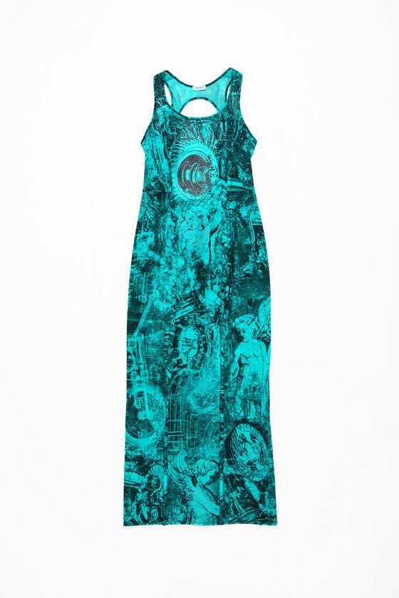Acne Studios Printed dress Laufsteg-Show Lagerräumung
