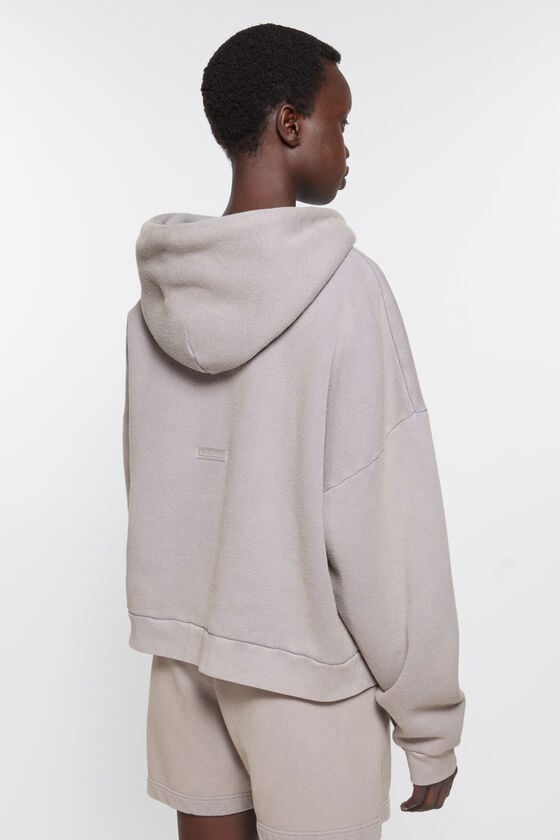 Acne Studios Sweatshirt mit Kapuze und Logoaufnäher Online Outlet
