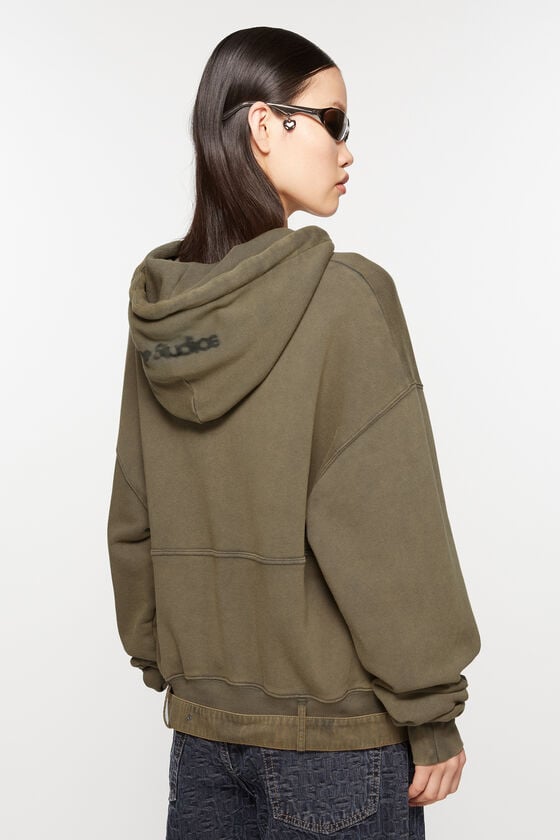 Acne Studios Kapuzenpullover mit verschwommenem Logo Zeitlich begrenztes Angebot