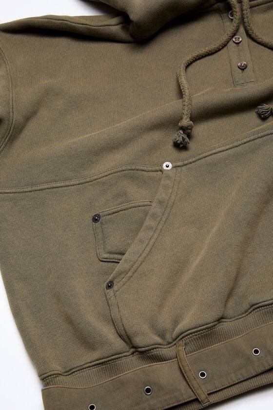 Acne Studios Kapuzenpullover mit verschwommenem Logo Zeitlich begrenztes Angebot