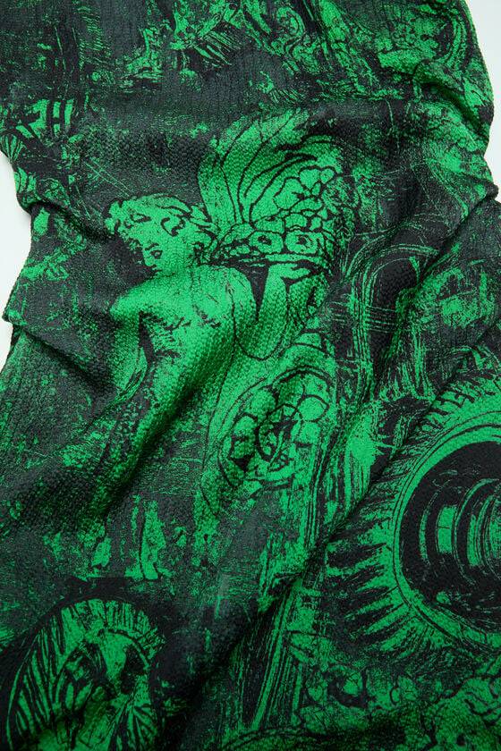 Acne Studios Printed dress Laufsteg-Show Exklusive Angebote