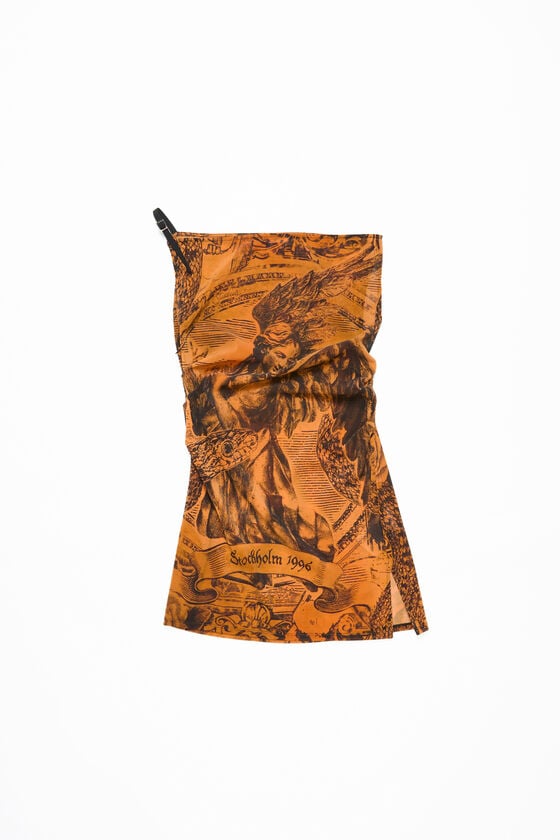 Acne Studios Printed dress Laufsteg-Show Neuheiten
