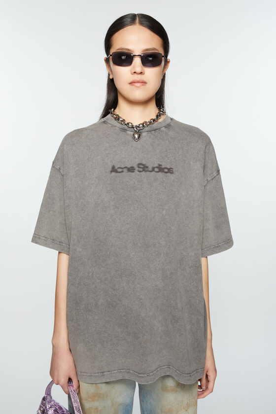 Acne Studios Verschwommenes Logo-T-Shirt - Entspannte Unisex-Passform Bestseller