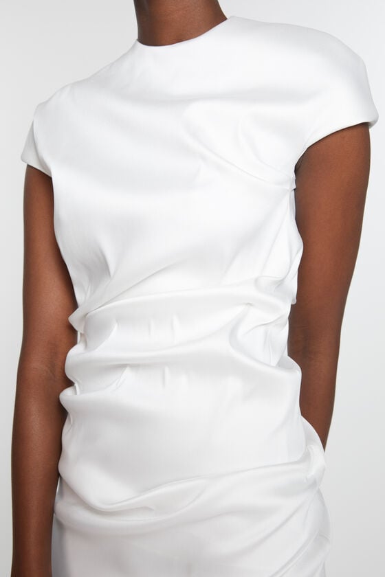 Acne Studios Draped t-shirt dress Laufsteg-Show Räumungsverkauf