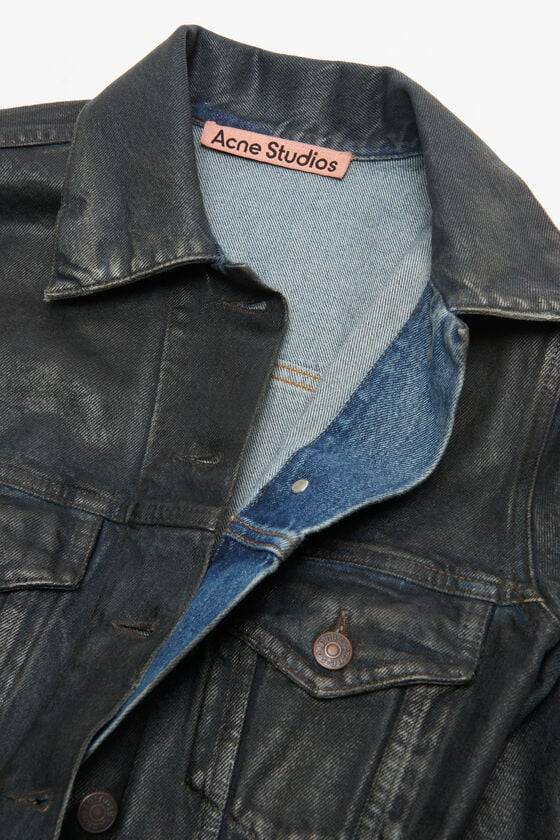 Acne Studios Kleid aus beschichtetem Denim Laufsteg-Show Tägliche Deals
