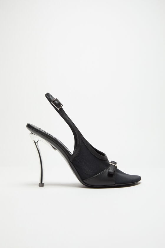 Acne Studios Mesh slingback heels Laufsteg-Show Kostenlose Rückgabe