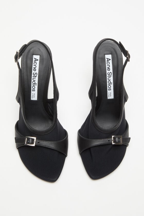 Acne Studios Mesh slingback heels Laufsteg-Show Kostenlose Rückgabe