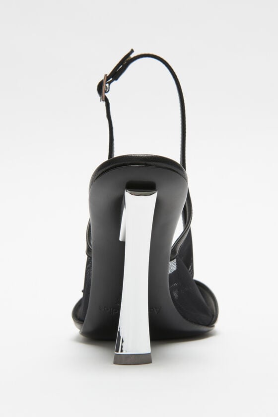 Acne Studios Mesh slingback heels Laufsteg-Show Kostenlose Rückgabe