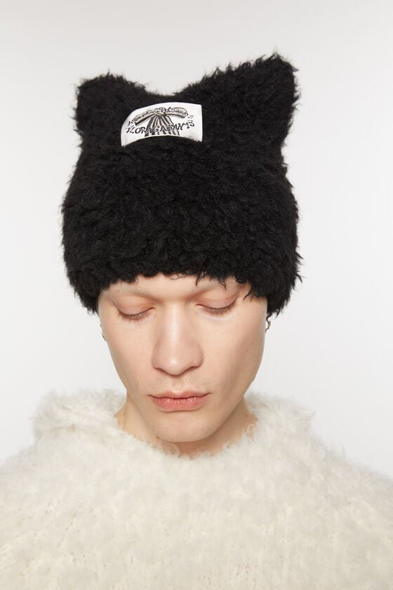 Acne Studios Fluffy square beanie Bis zu 50% Rabatt