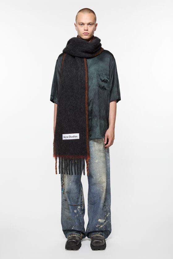 Acne Studios Woll-Mohair-Schal – Schmal Nur für heute