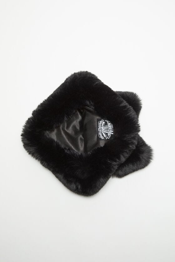 Acne Studios Flauschige Mütze mit Schleife Nur noch ein Tag übrig