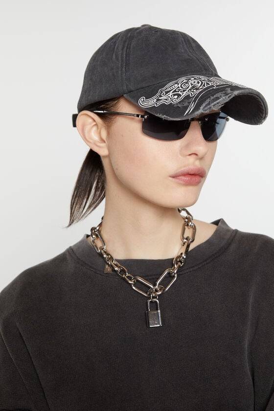 Acne Studios Logo-Kappe Super Rabatt