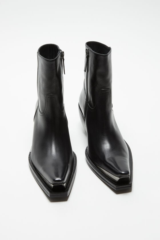 Acne Studios Ankle Boots aus Leder Kostenloser Versand international