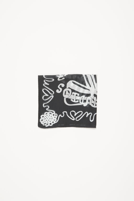 Acne Studios Bedruckter quadratischer Schal Rabatte dieses Monats
