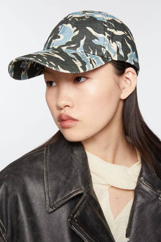 Acne Studios Bedruckte Kappe Auslauf