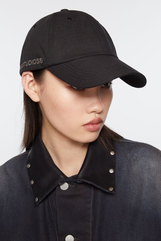 Acne Studios Kappe aus Baumwoll-Ripstop Verkauf
