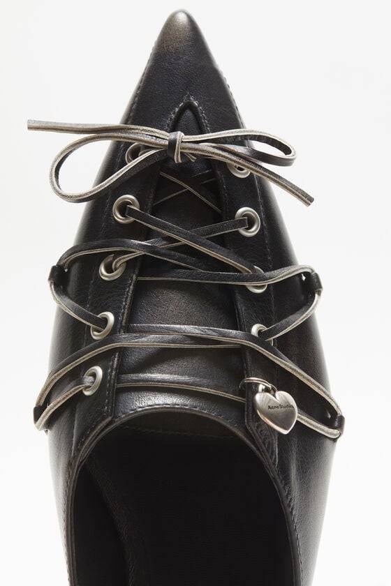 Acne Studios Mules zum Schnüren Günstiger Verkauf