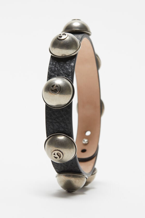 Acne Studios Ohrstecker-Halskette aus Leder Fabrikverkauf