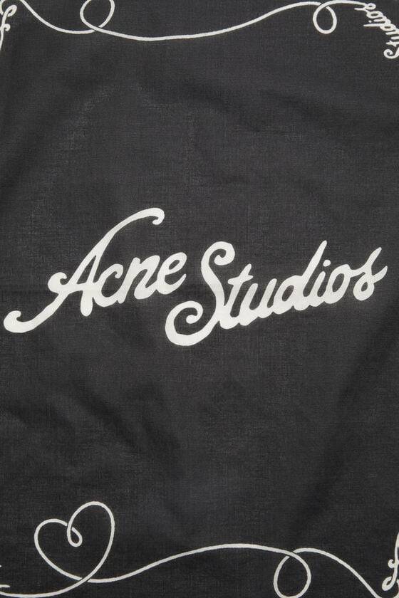 Acne Studios Leichter Schal mit Print Kostenloser Versand