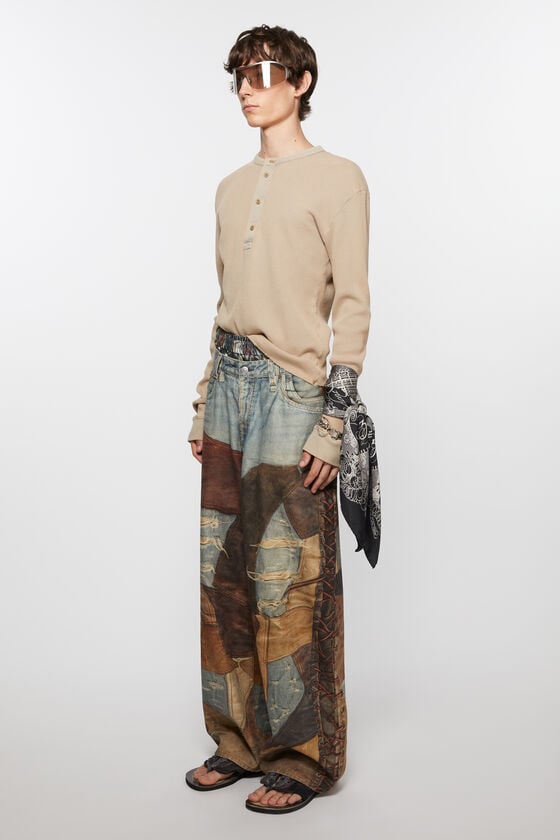 Acne Studios Quadratischer Seidenschal Sonderangebot