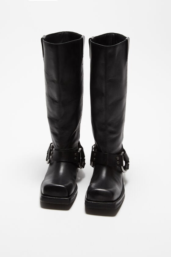 Acne Studios Lederstiefel mit Schnalle Black Friday
