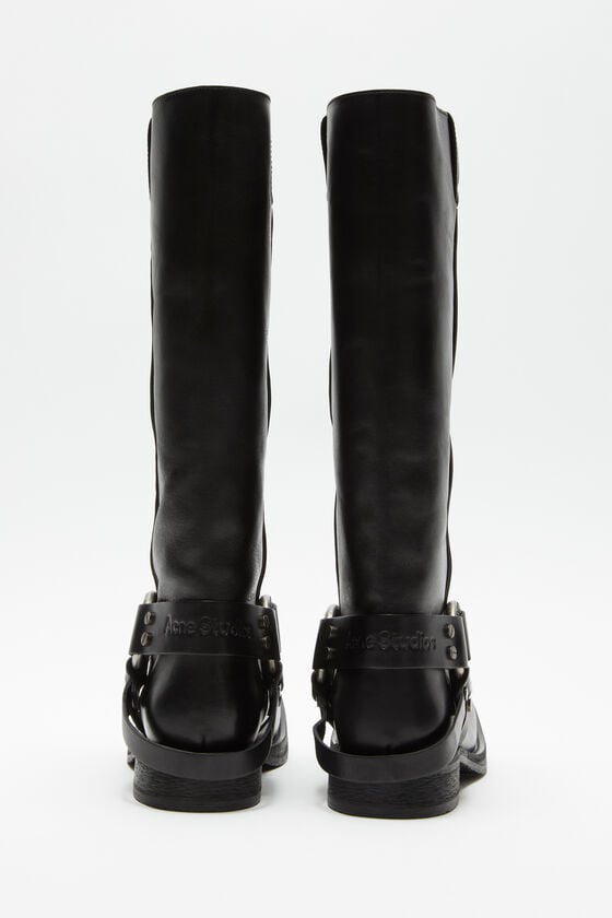 Acne Studios Lederstiefel mit Schnalle Black Friday