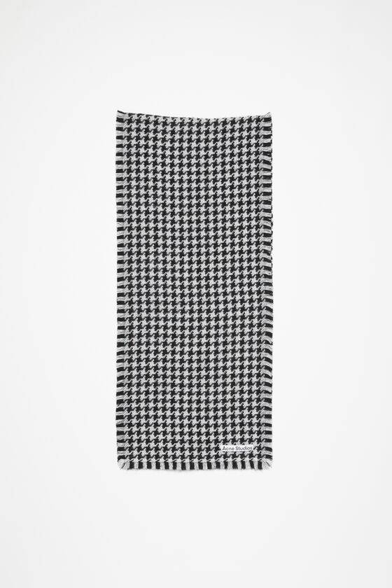 Acne Studios Schal mit Hahnentrittmuster Jubiläumsangebot