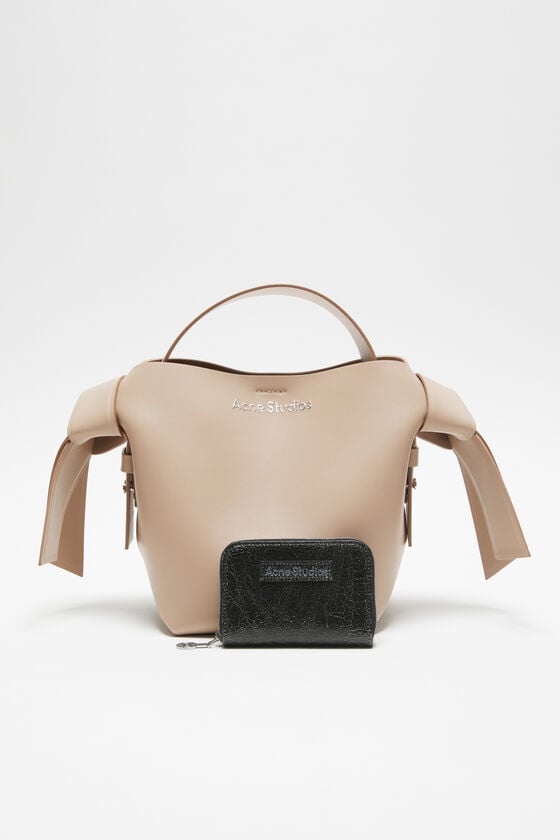 Acne Studios Leder-Portemonnaie mit Reißverschluss Top Angebot