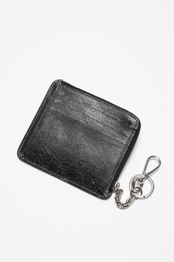 Acne Studios Portemonnaie aus Leder mit Reißverschluss Neueste Mode