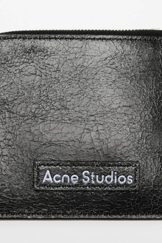 Acne Studios Portemonnaie aus Leder mit Reißverschluss Neueste Mode