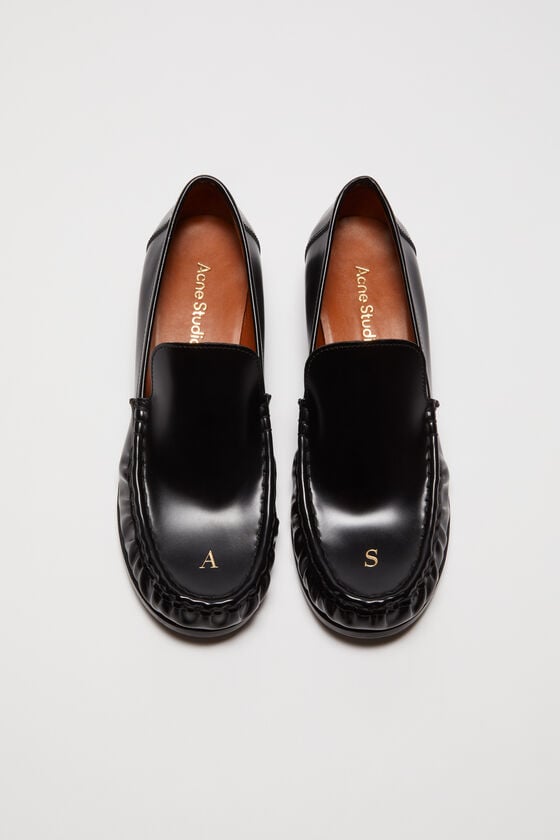 Acne Studios Leder-Loafer Sonderangebote