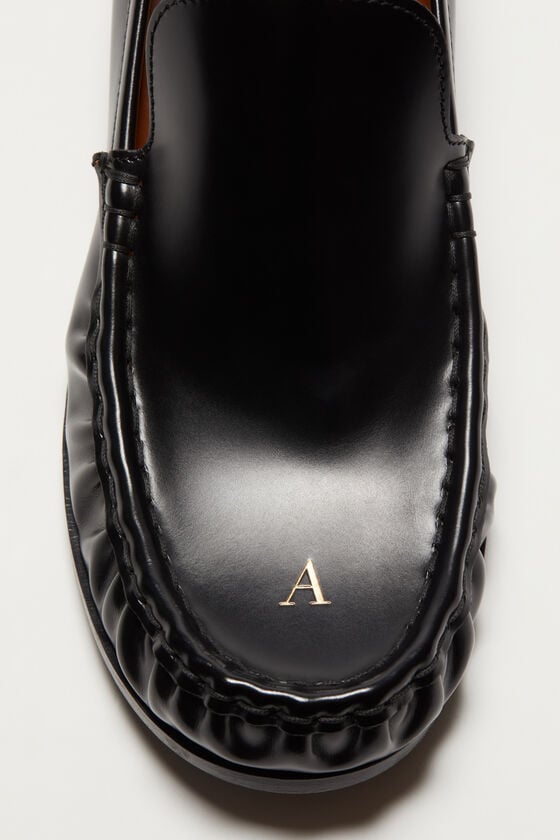 Acne Studios Leder-Loafer Sonderangebote