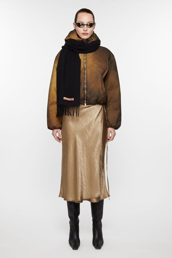 Acne Studios Fringe wool scarf - skinny Wochenangebot