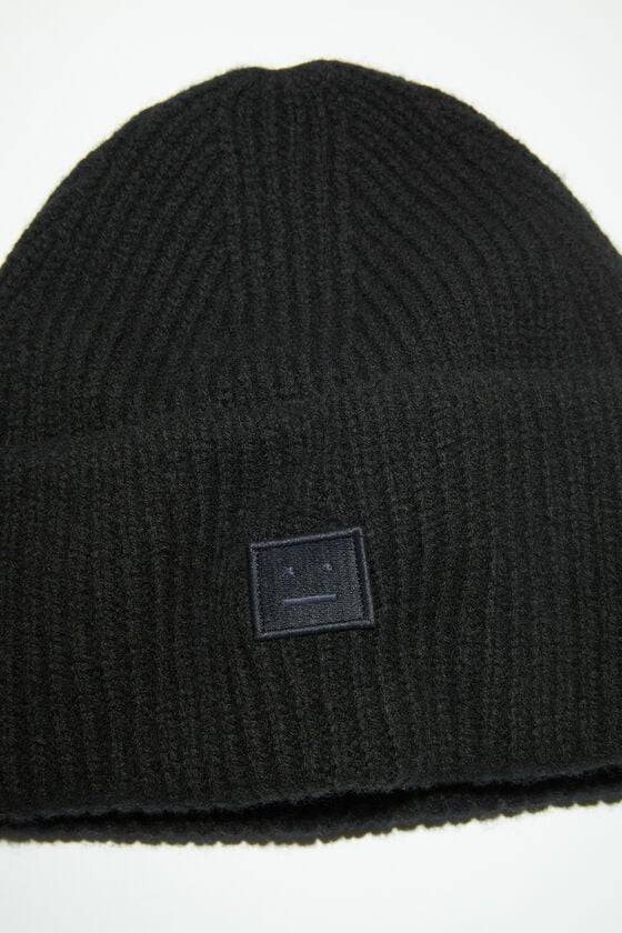 Acne Studios Beanie mit kleinem Face-Logo Letzte 3 Tage