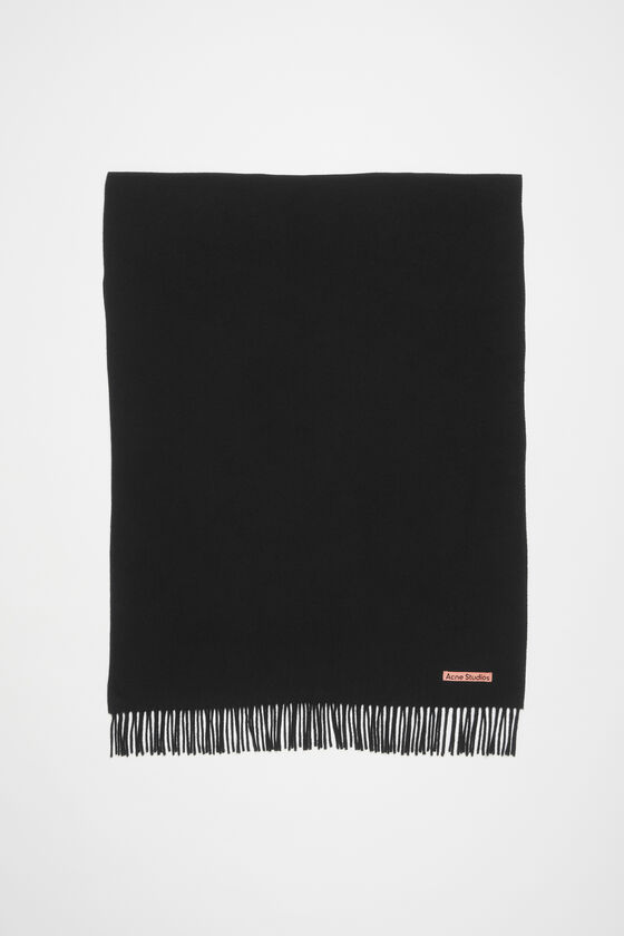 Acne Studios Oversized-Wollschal mit Fransen Letzter Tag