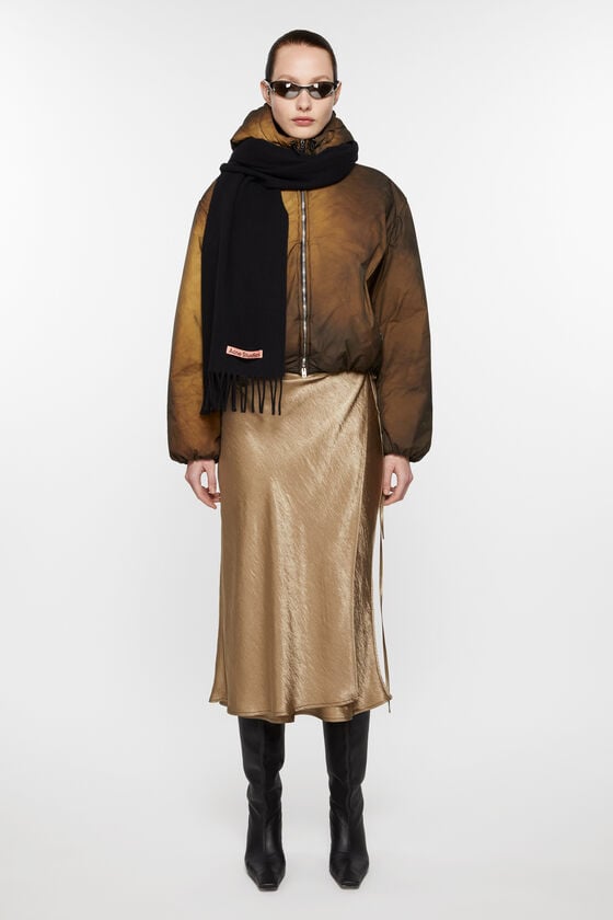 Acne Studios Schmaler Fransen-Schal aus Wolle Zeitbegrenzte Promotion
