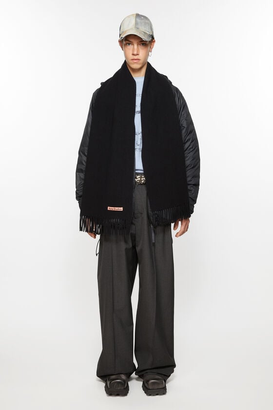 Acne Studios Schmaler Fransen-Schal aus Wolle Zeitbegrenzte Promotion