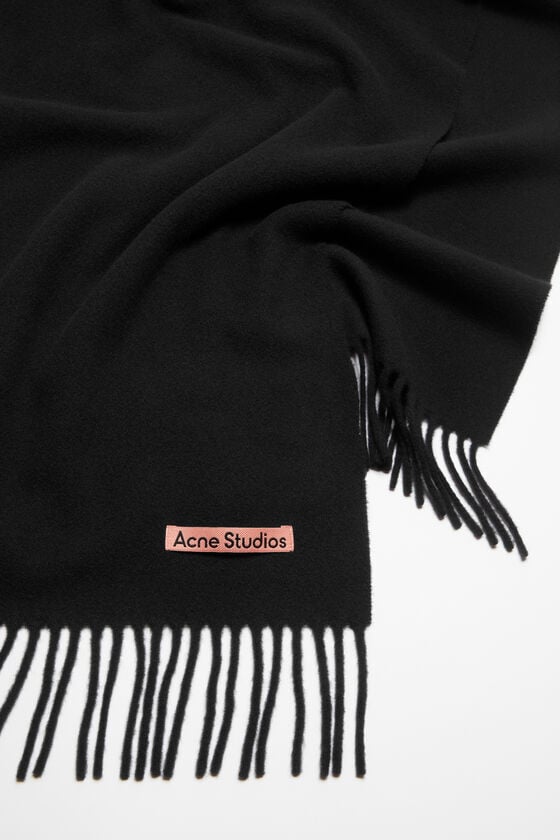 Acne Studios Schmaler Fransen-Schal aus Wolle Zeitbegrenzte Promotion