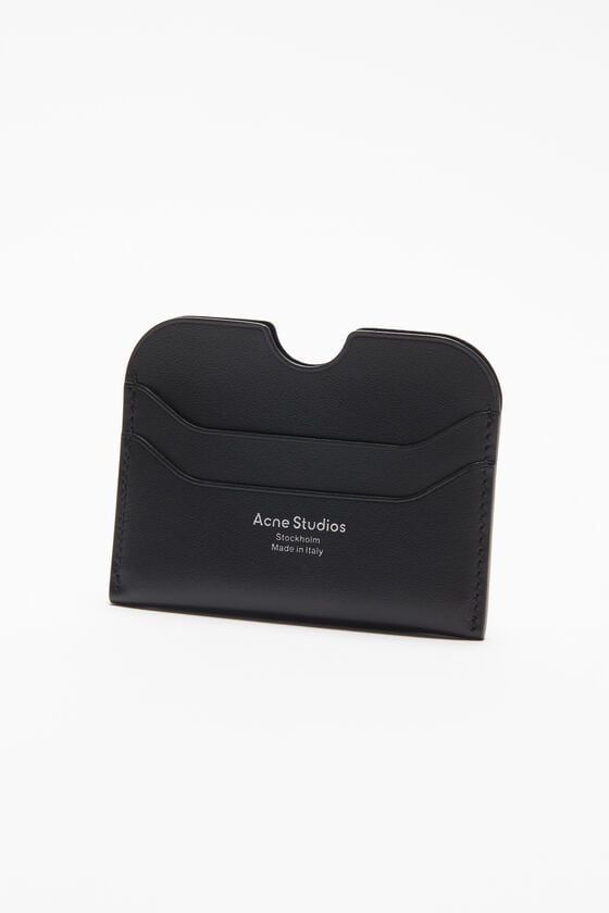 Acne Studios Ledernes Karten-Etui Bis zu 50% Rabatt