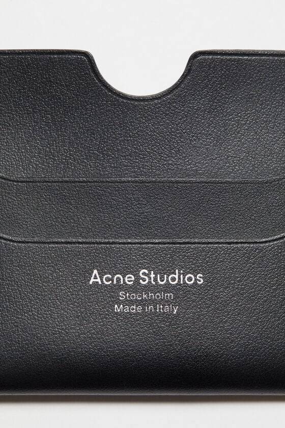 Acne Studios Ledernes Karten-Etui Bis zu 50% Rabatt