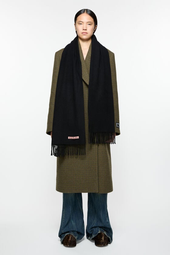 Acne Studios Schmaler Fransen-Schal aus Kaschmir Nur für heute