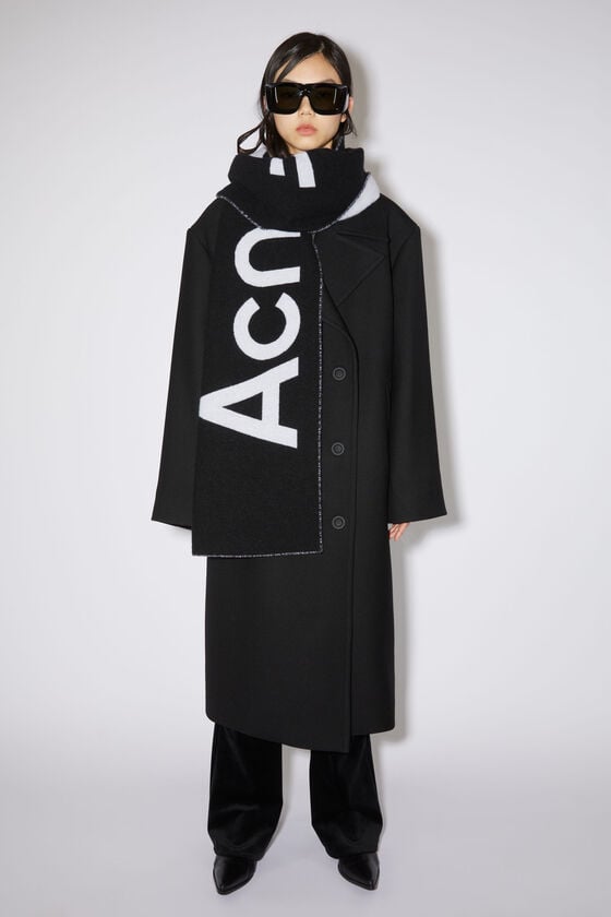Acne Studios Schal mit Logo-Jacquardmuster Vierteljährliche Förderung