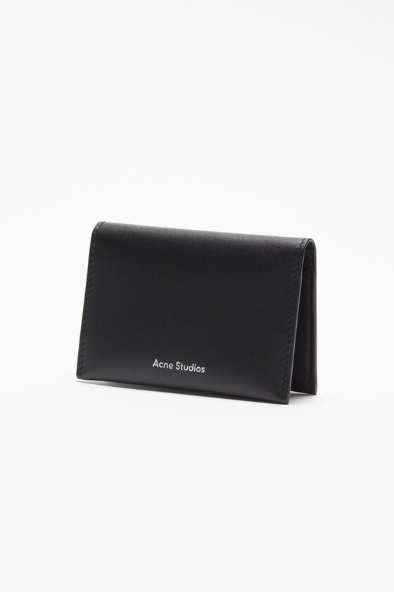 Acne Studios Gefaltete Lederbrieftasche Super Rabatt