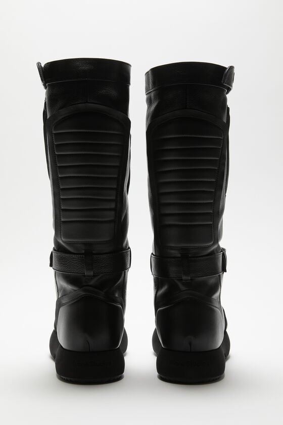 Acne Studios Patchwork-Lederstiefel Kostenloser Versand international