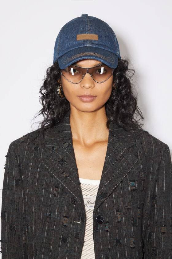 Acne Studios Denim-Baseballkappe Black Friday Preise
