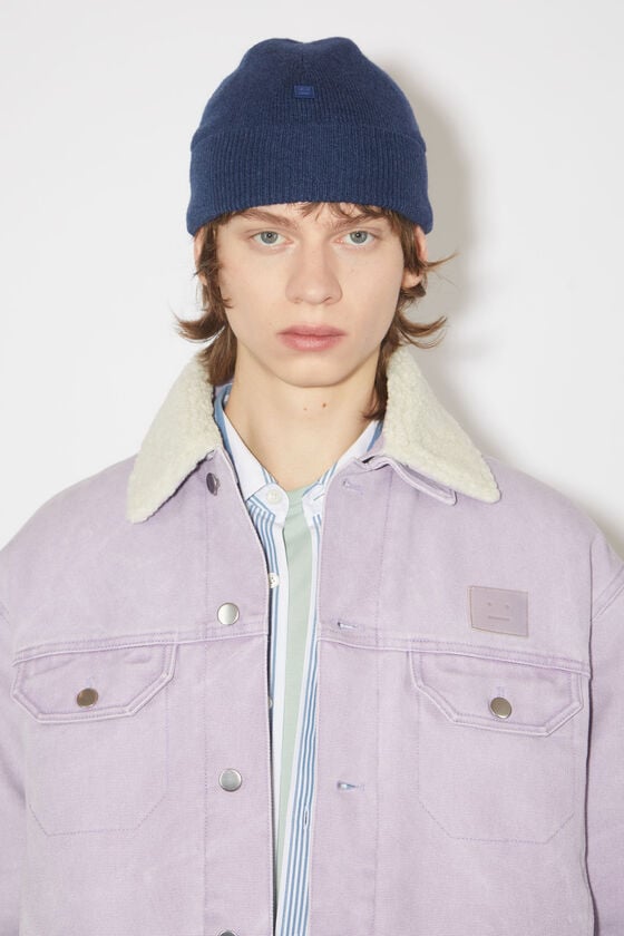 Acne Studios Beanie mit Micro-Face-Aufnäher Online
